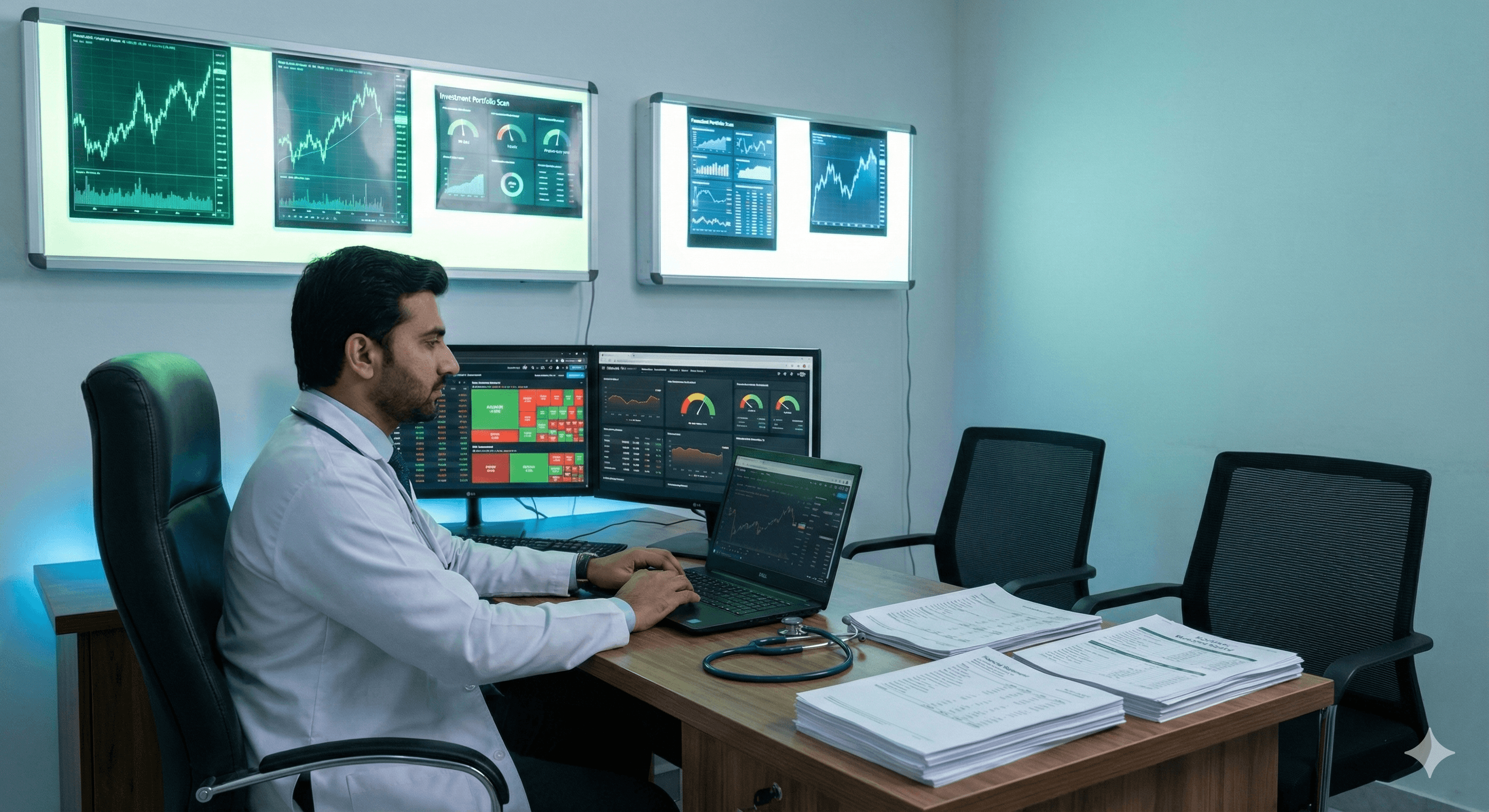 Dr. Farooq curing financial disease in his financial hospital